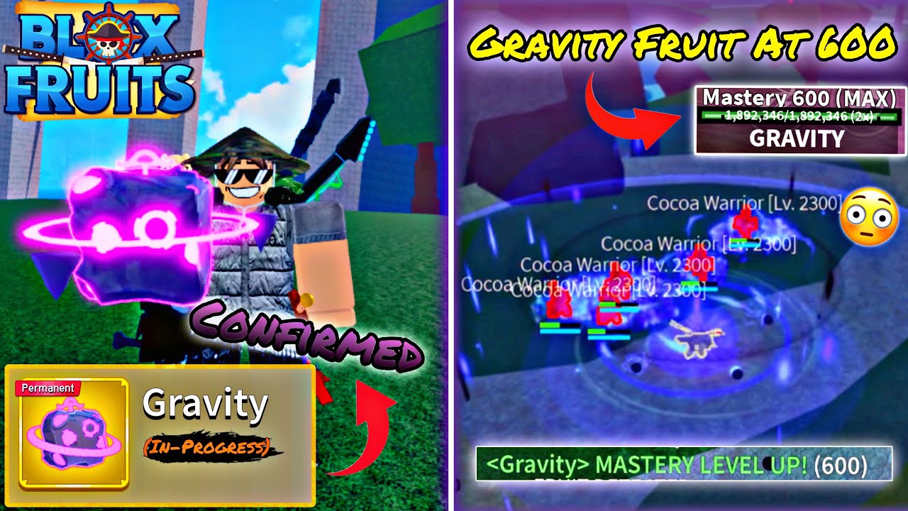 Gravity Is Confirmed so I Decided to UPGRADE it to 600 in Blox Fruits.