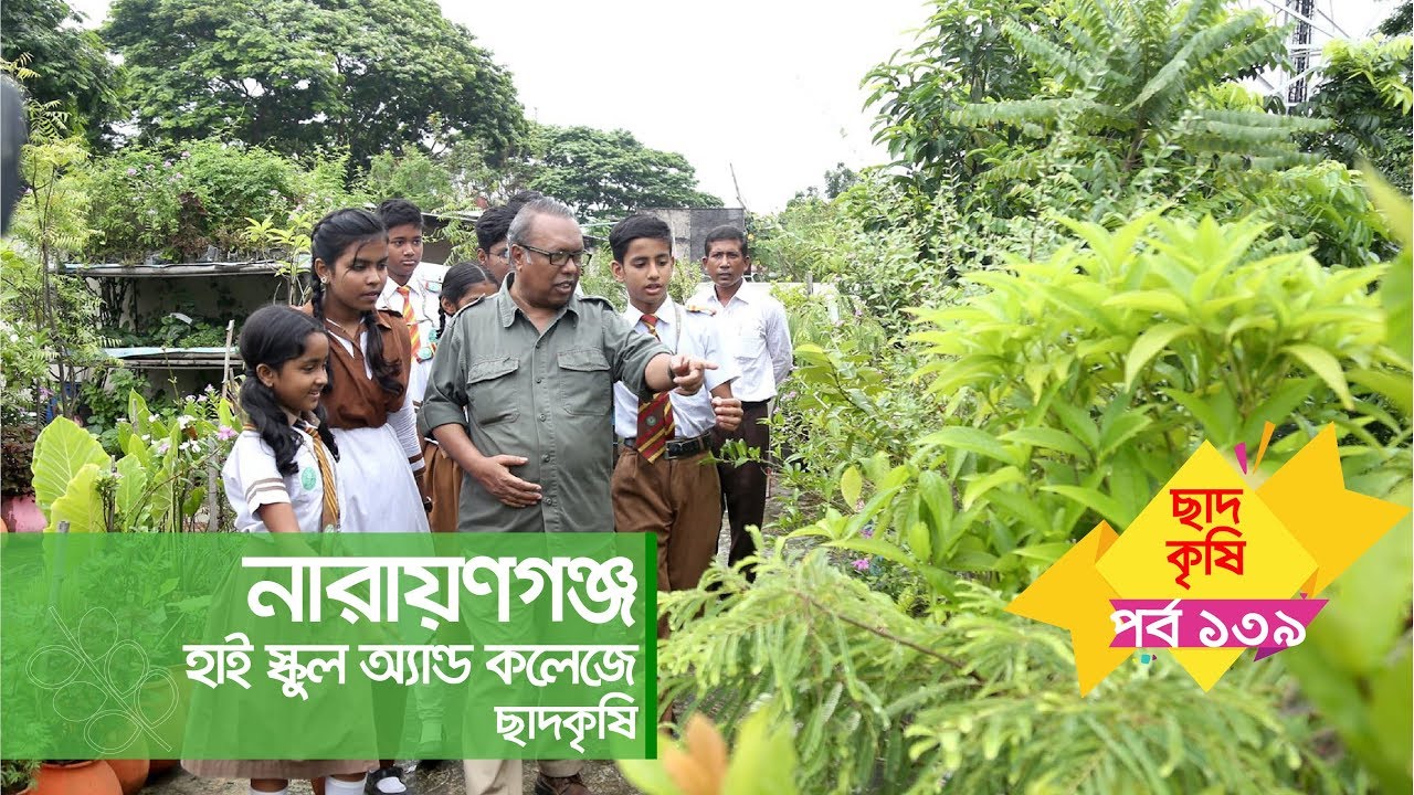 নারায়ণগঞ্জ হাই স্কুল অ্যান্ড কলেজে ছাদকৃষি | পর্ব ১৩৯ | Shykh Seraj | Channel i |