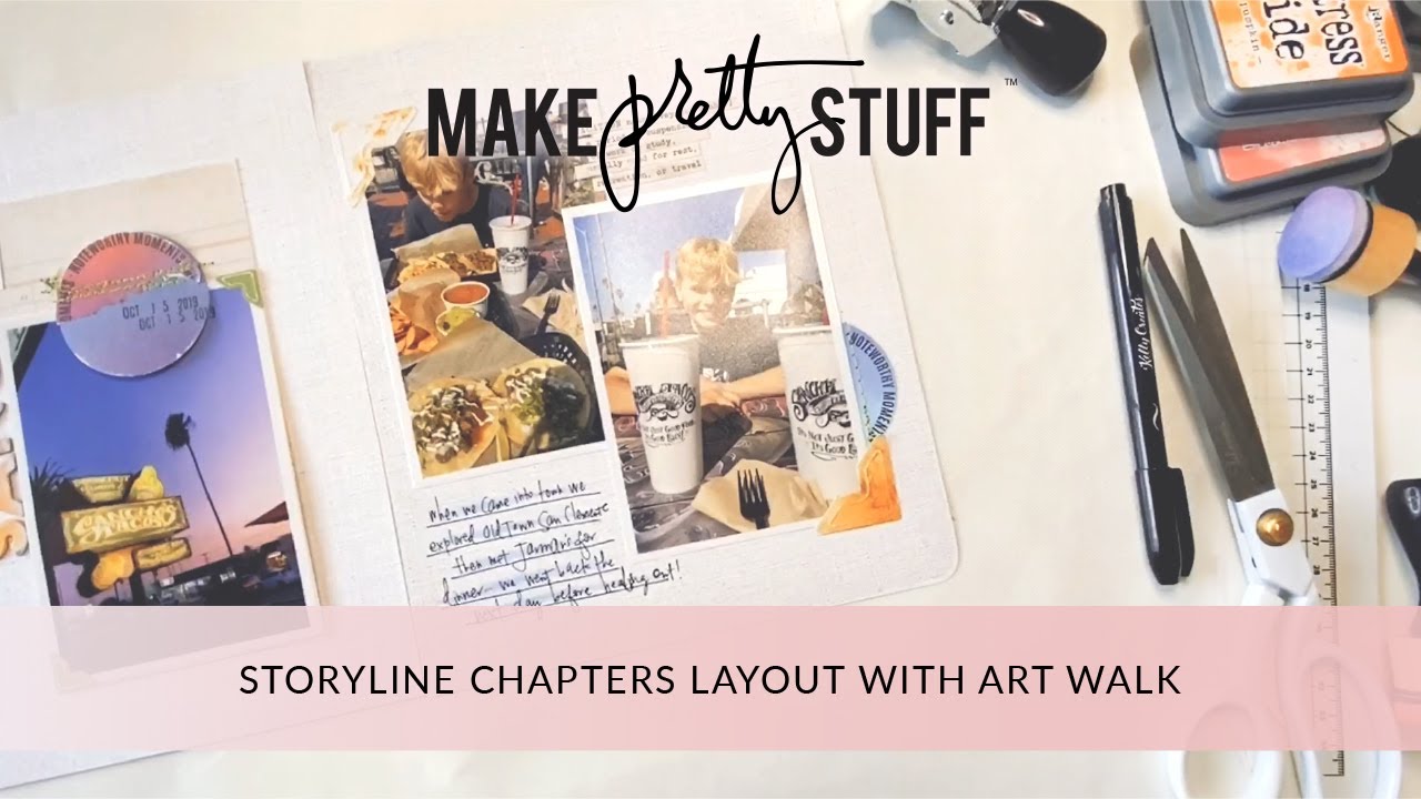 STORYLINE CHAPTERS LAYOUT WITH ART WALK