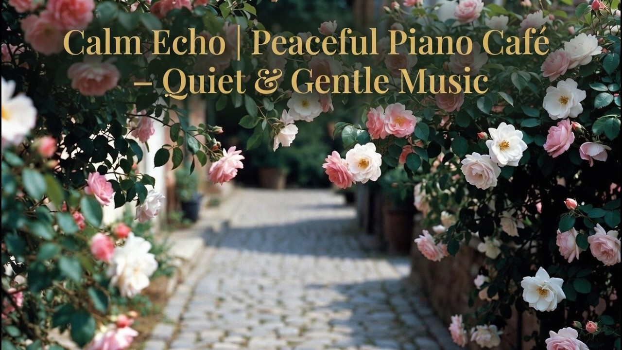 Calm Echo | Peaceful Piano Café – Quiet & Gentle Music