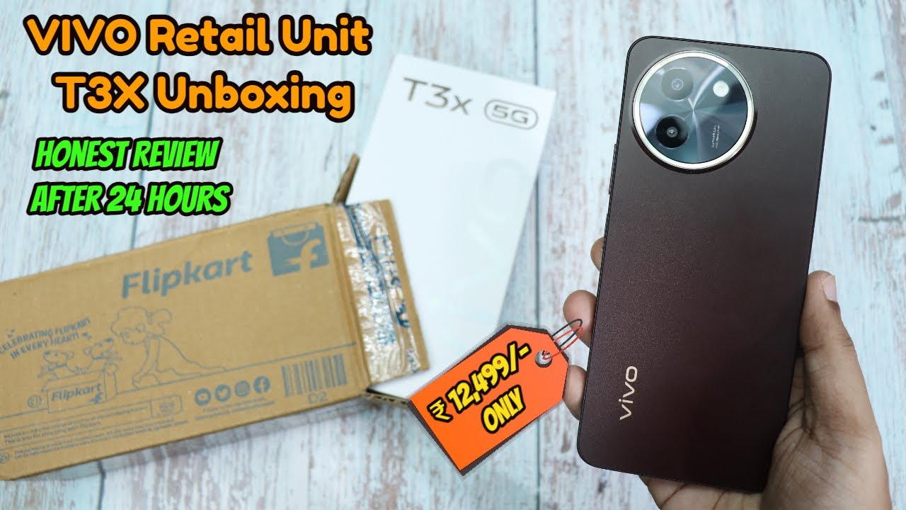 vivo T3x 5G Retail Unit Unboxing & Honest Review After 24 hours | ₹12,499 😍 Best 5G Phone?