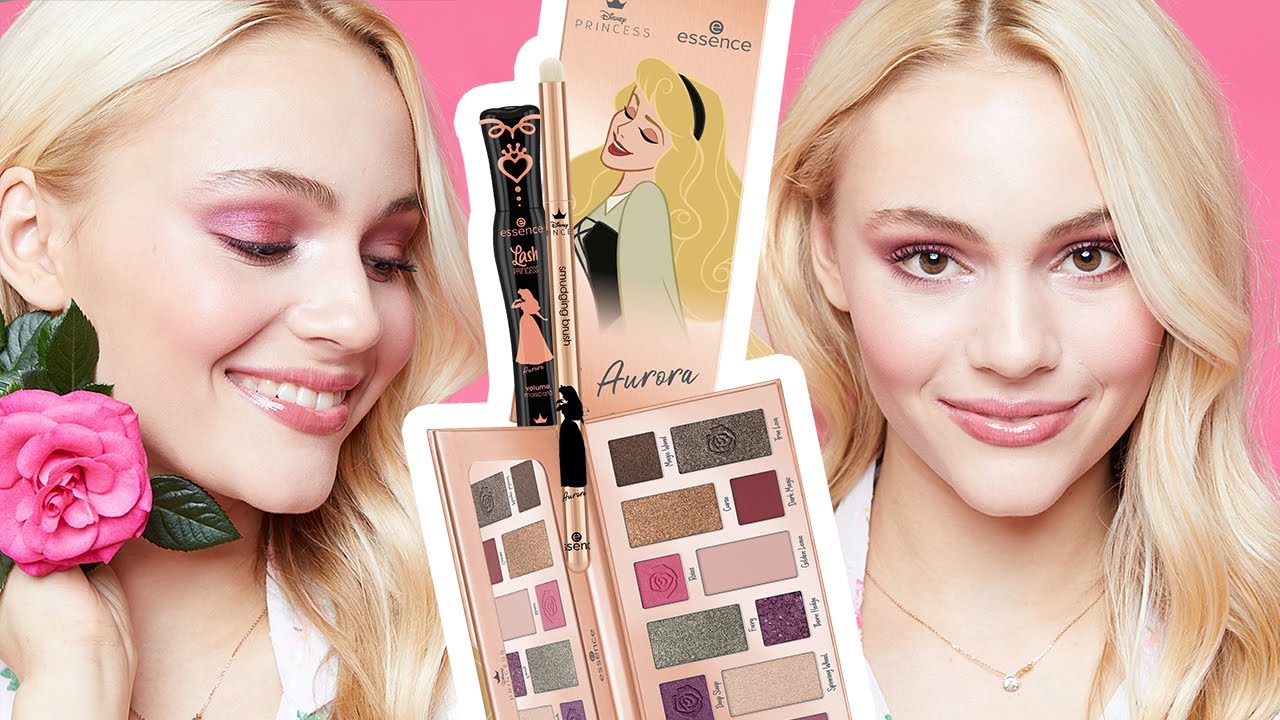 try the new Disney drugstore products: Sleeping Beauty Look