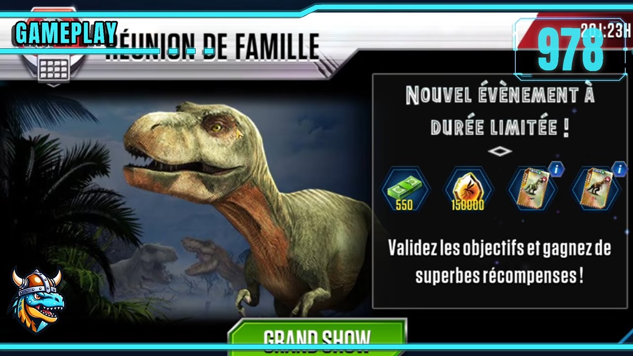 Réunion de famille, toujours plus de T-Rex ► JURASSIC WORLD: Le Jeu #978