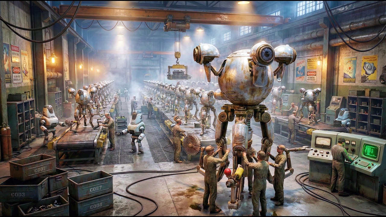 How FALLOUT’s Miss Nanny Was Built (2077): Inside General Atomics Assembly Line