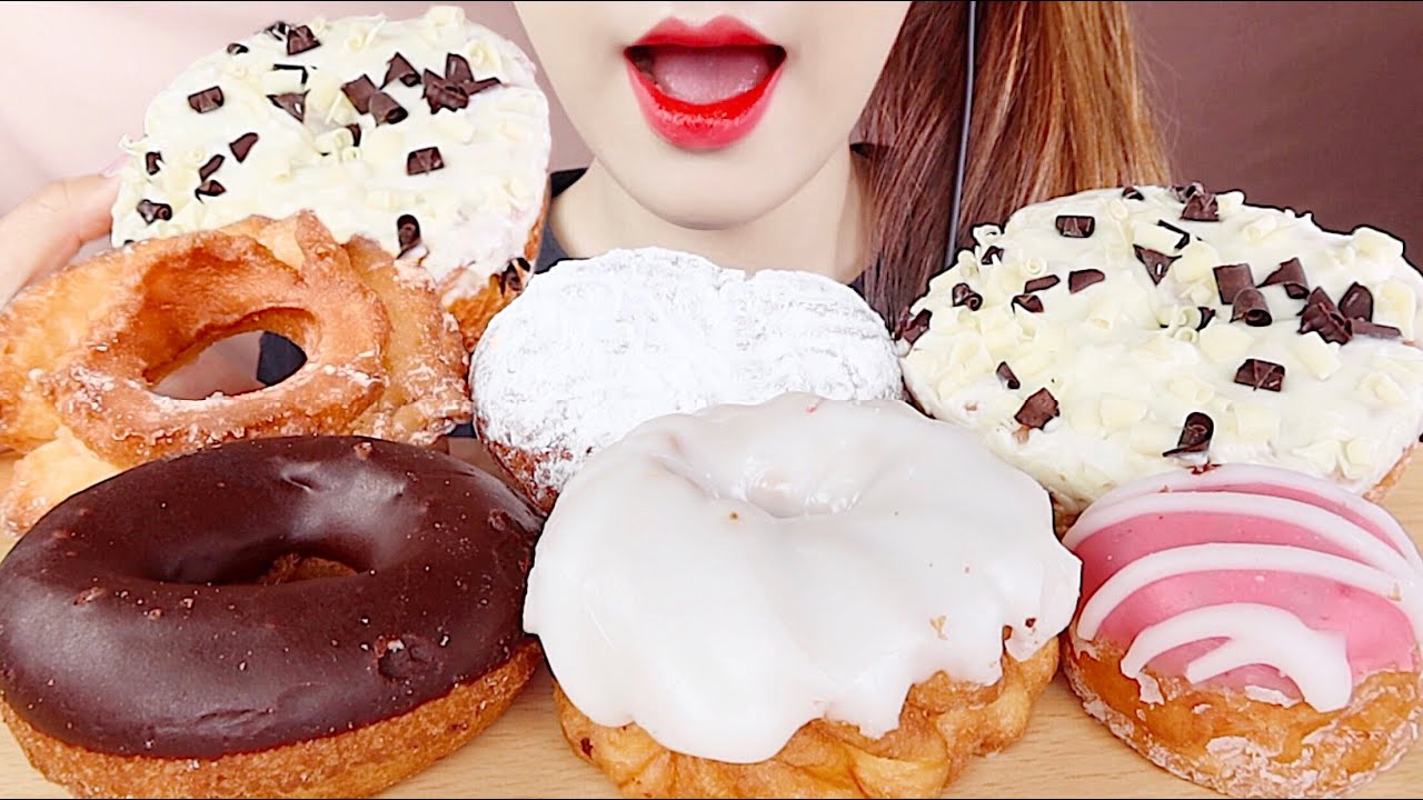 ASMR 랜디스 도넛 먹방2 RANDY'S DONUTS MUKBANG eating sounds