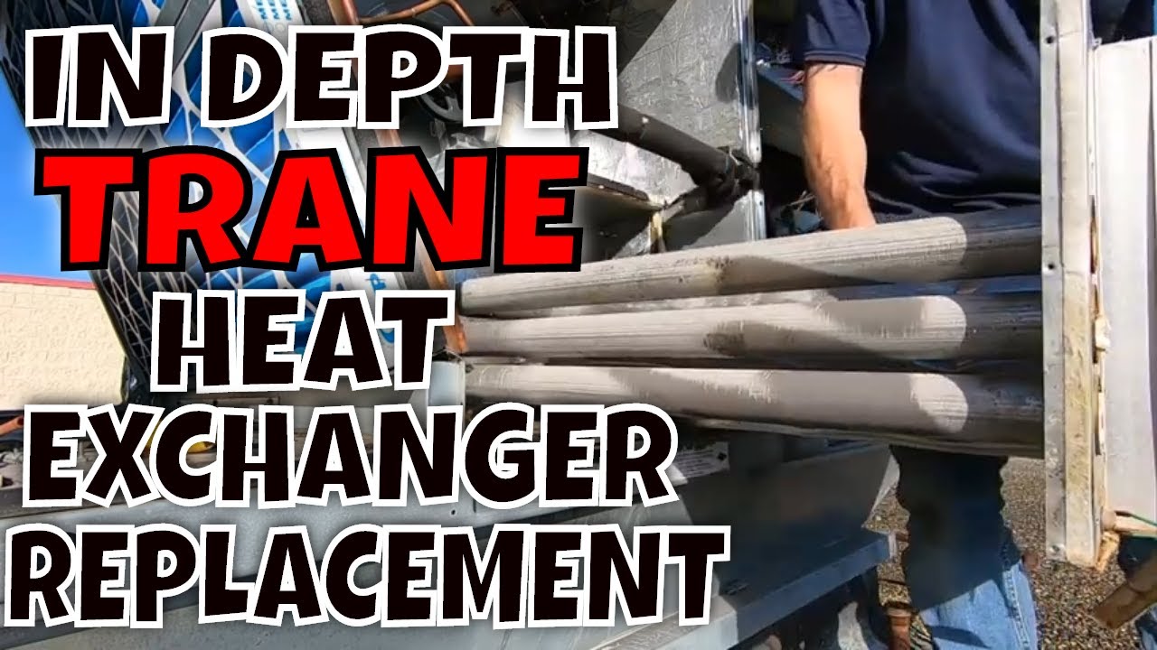 Замена теплообменника Trane от начала до конца