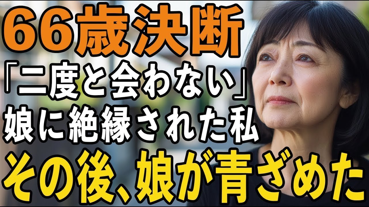 「二度と会わない」と冷たく告げられた66歳の母が選んだ新しい道に娘たちが青ざめた理由とは？【60代以上の方へシニアライフ】