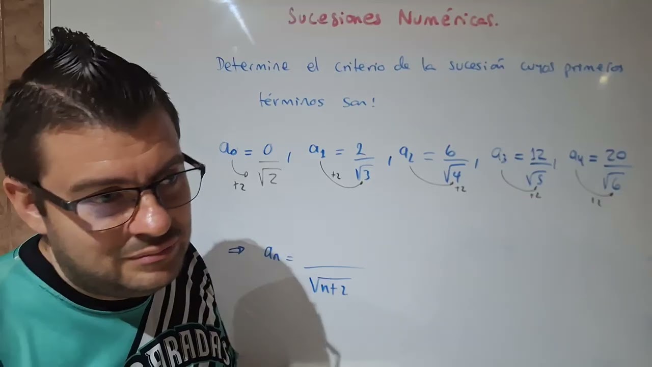 Ejemplo DIFÍCIL de determinación del criterio de una Sucesión Numérica.