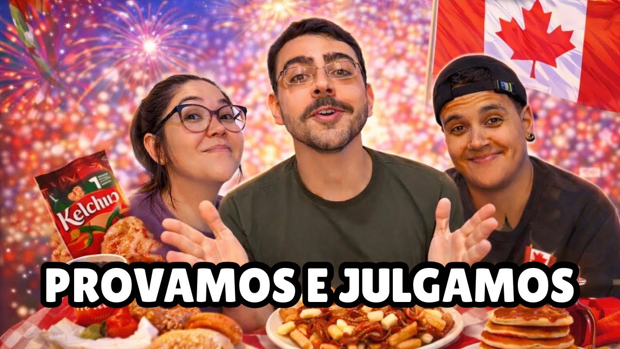 NOVO SABOR: KITKAT DE ÁRVORE | Provando comidas do Canadá feat. @renatchela 