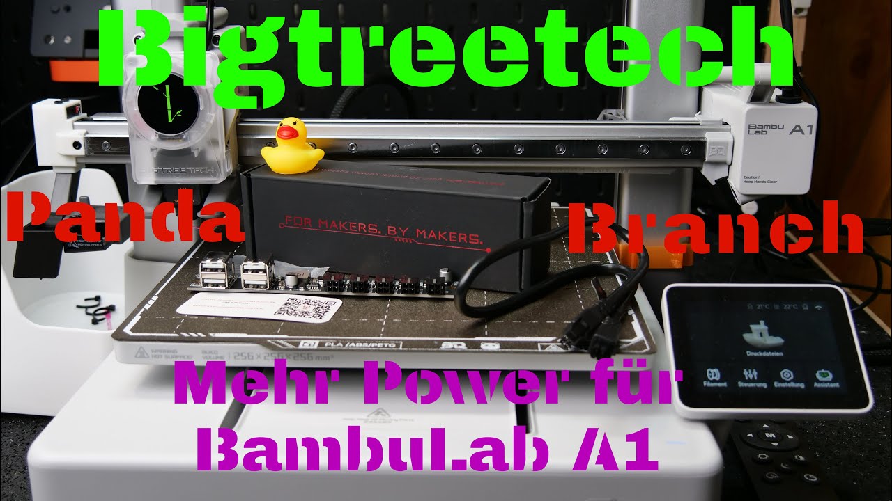 Bigtreetech Panda Branch, mehr Power für euren BambuLab A1. #bambulab #3dprinting