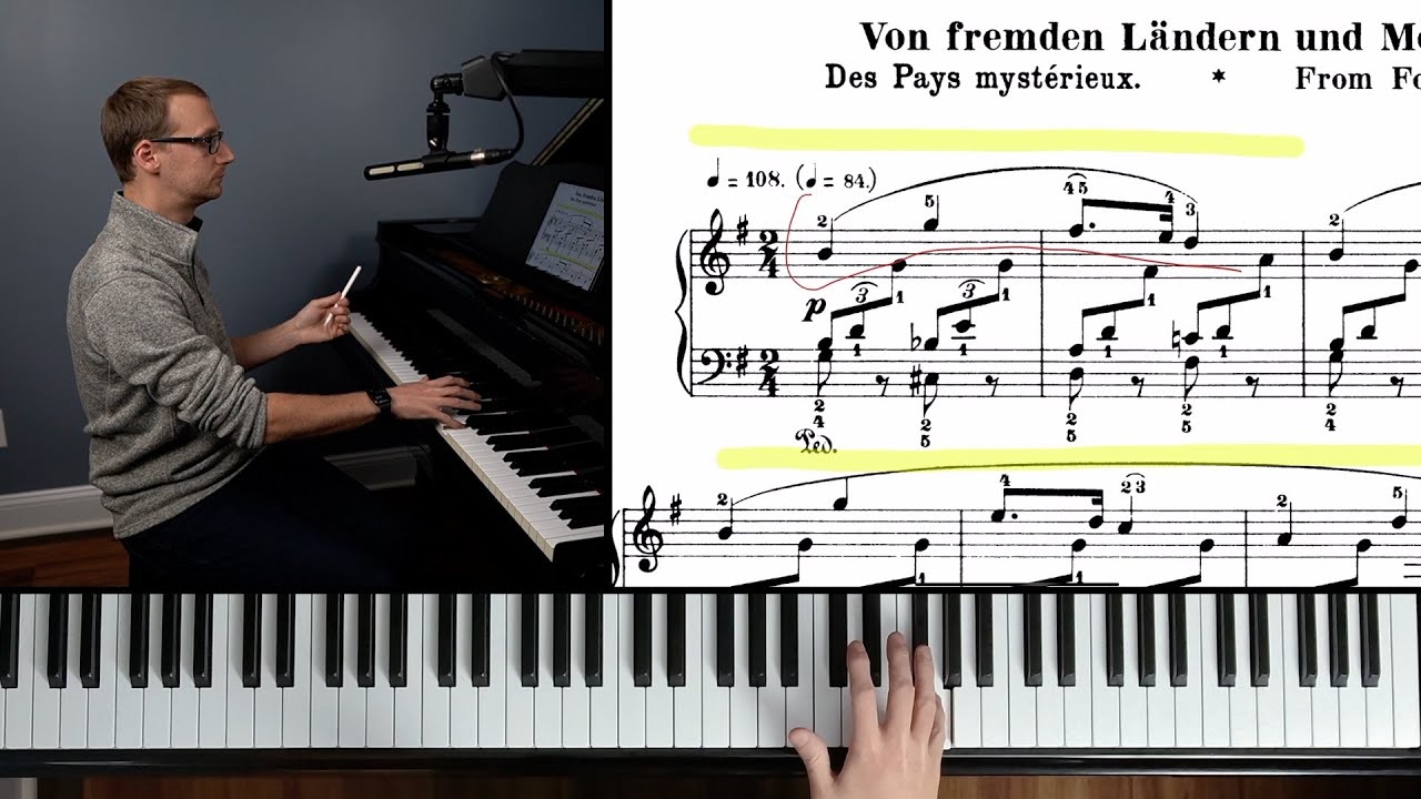 Piano Tutorial on “From Foreign Lands and People” | Scenes from Childhood Op.15 No.1