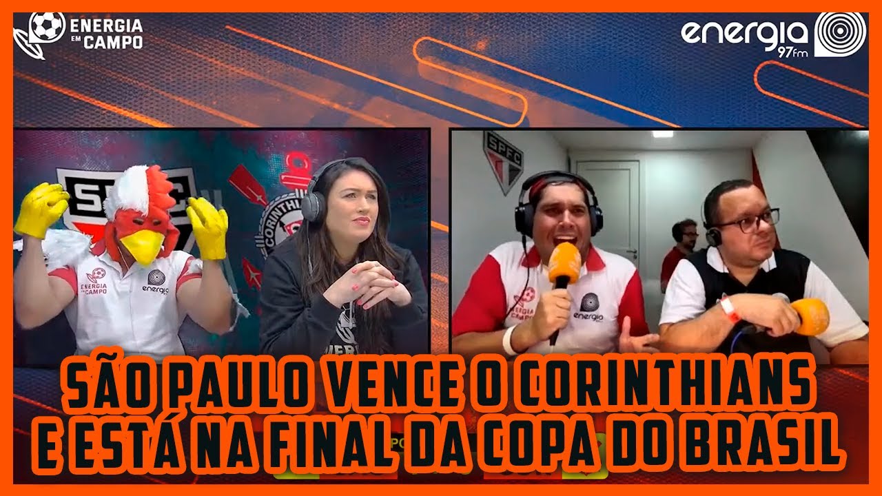 SÃO PAULO VENCE O CORINTHIANS E ESTÁ NA FINAL DA COPA DO BRASIL - CONFIRA AS REAÇÕES DO EEC