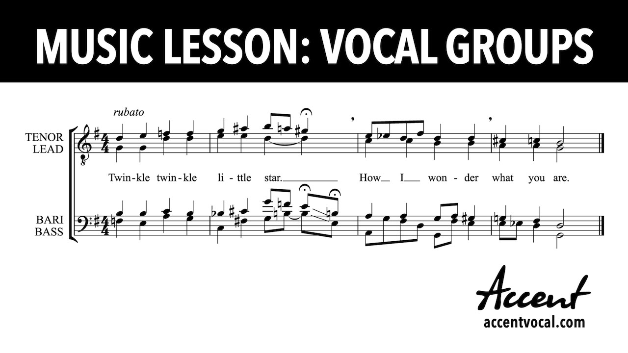 Vocal Group History and Styles (by Accent)