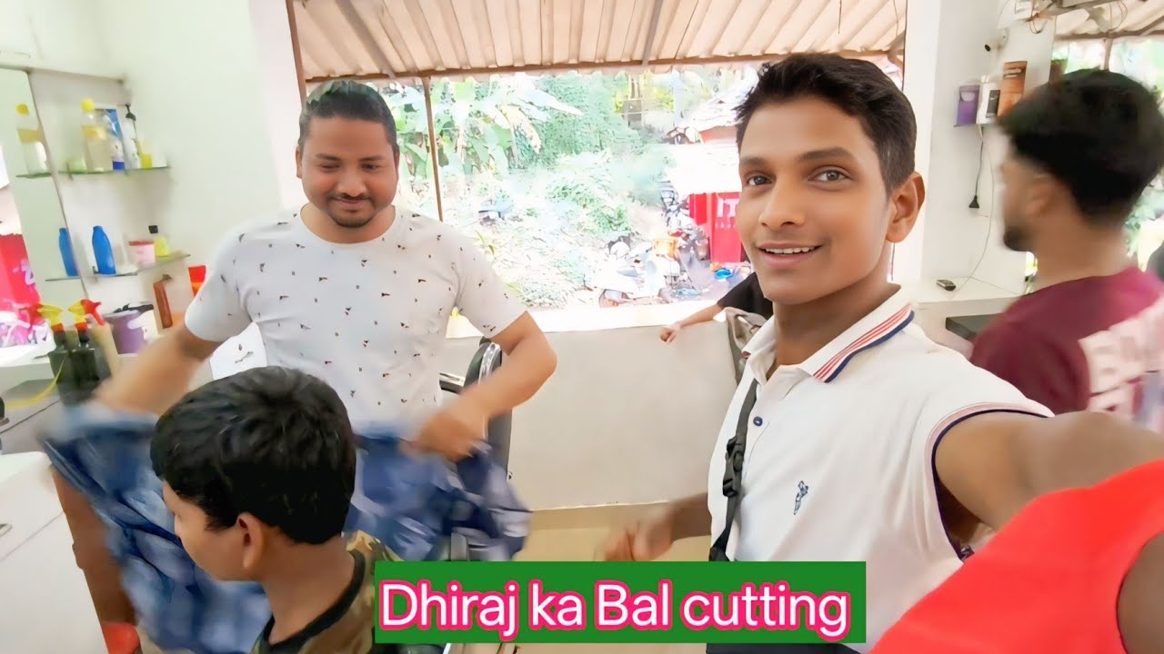 Dhiraj ka Bal cutting | Salon in saligao Goa Vlog video 2026 