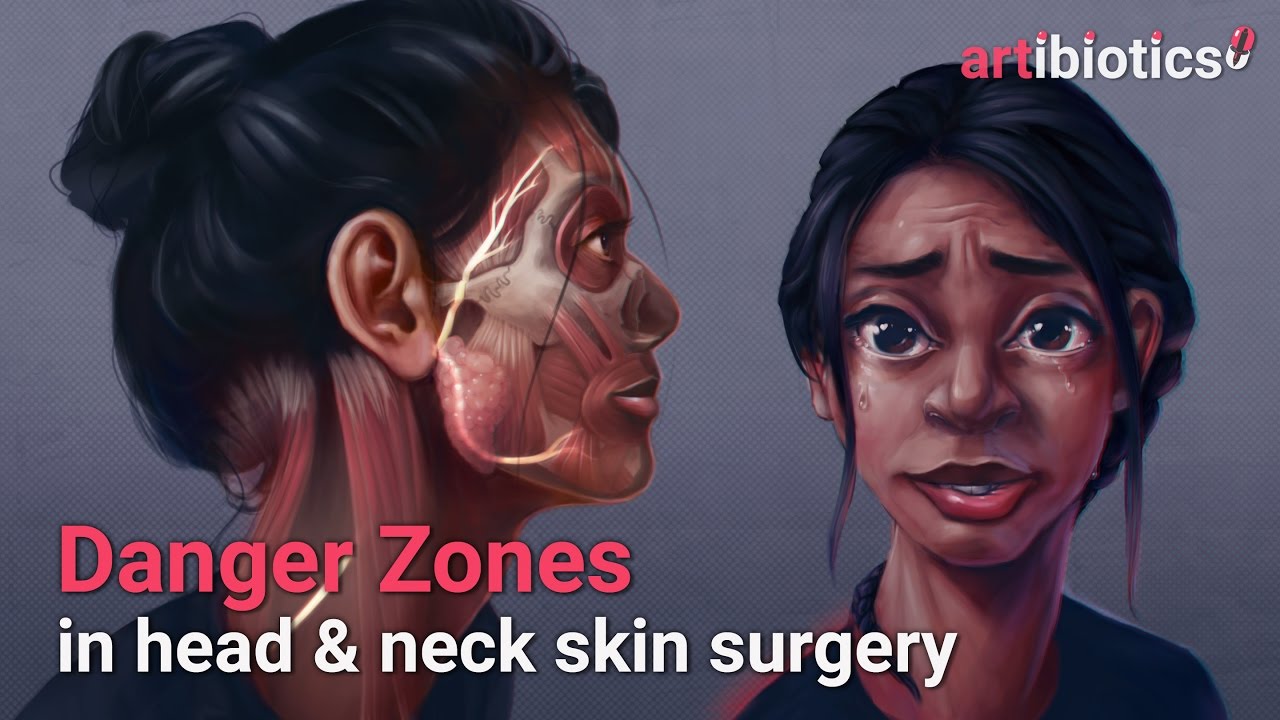 Danger zones in head & neck skin surgery