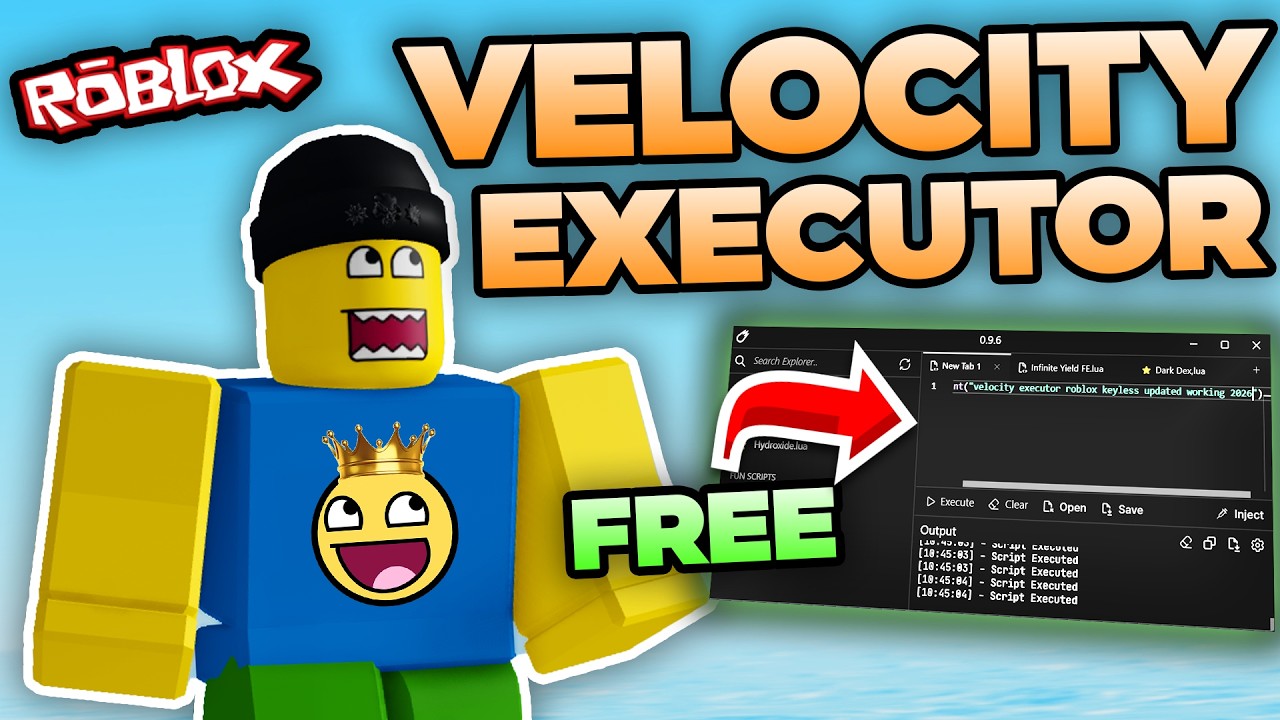 *UPDATED* Velocity Executor 2026 ⚡ BEST FREE & KEYLESS Roblox Executor