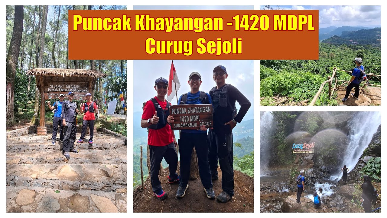 Jalur Trekking Hiking Baru di Sukamakmur | Puncak Khayangan - 1420 MDPL | Curug Sejoli | Bogor