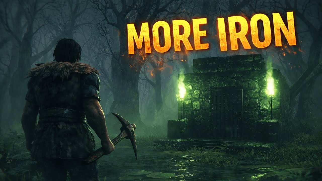 Grinding Iron for Stronger Weapons | Valheim Live