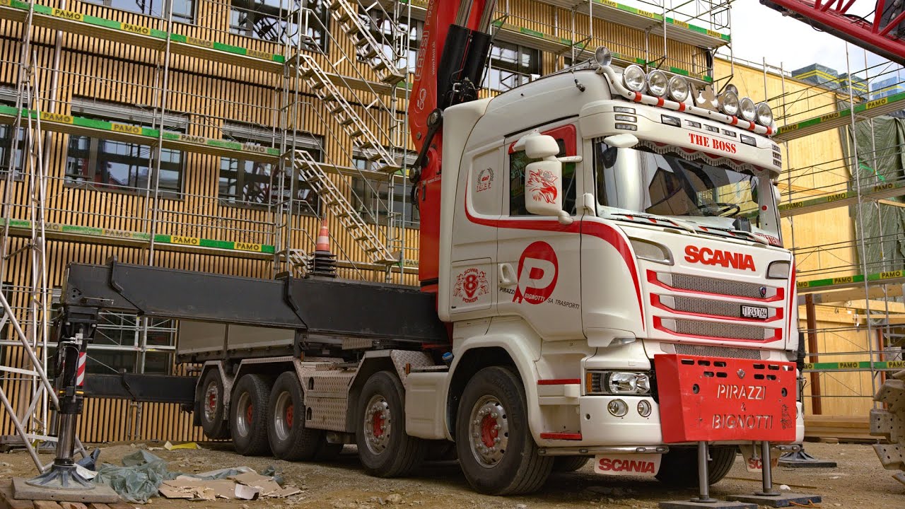 Scania R580 V8 - Fassi F1950 Kran - Pirazzi & Bignotti