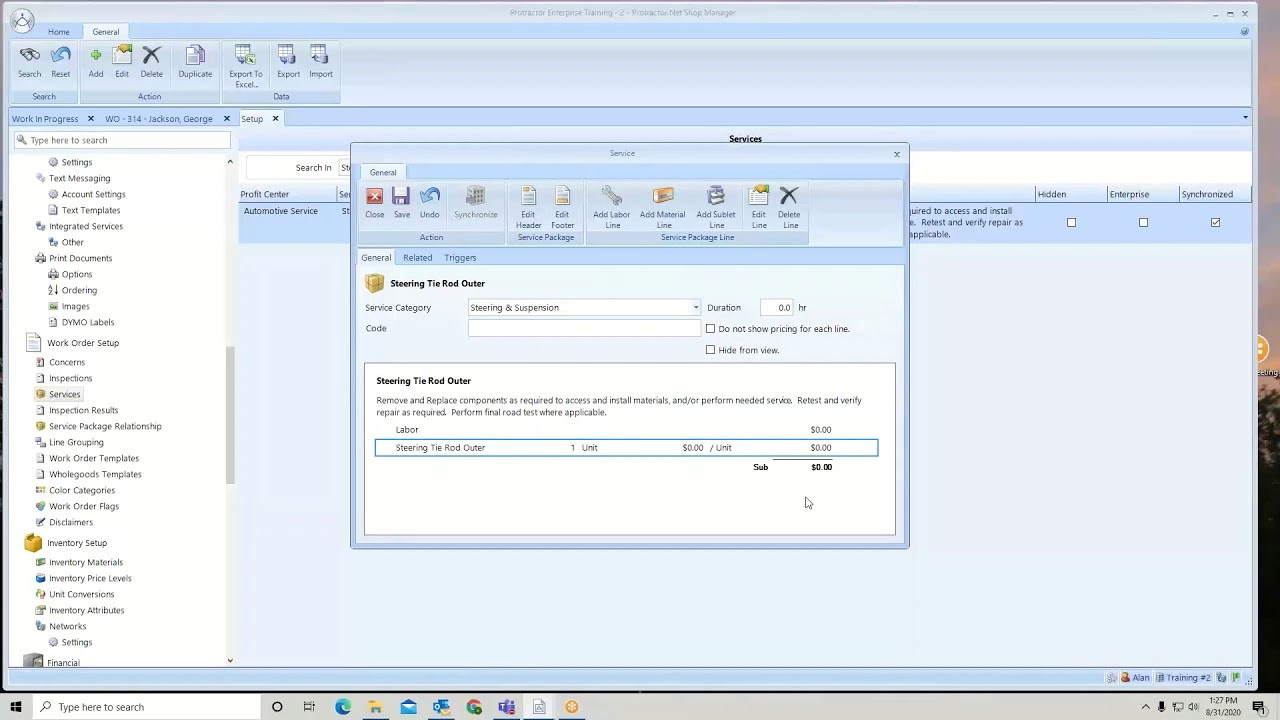 Enterprise - Service Package Definitions Part 2