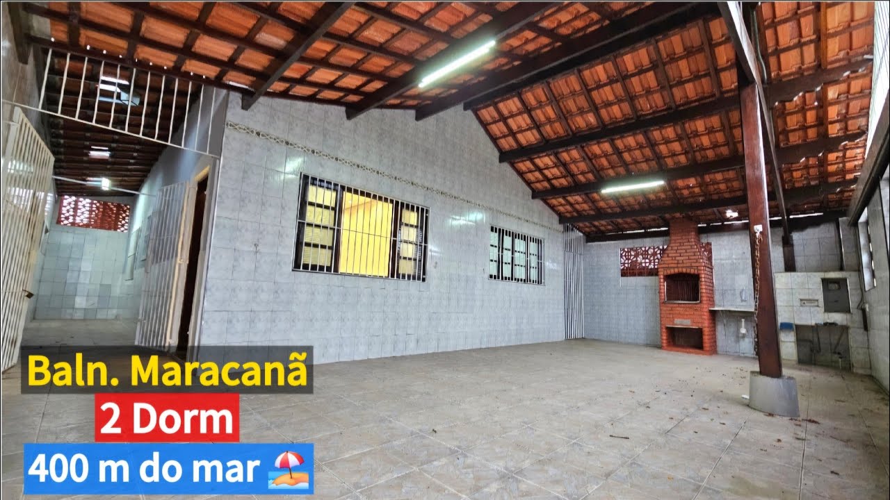 📢Bela Casa com 2 Dormitórios, 4 vagas e churrasqueira a venda em Praia Grande!🏖🔆