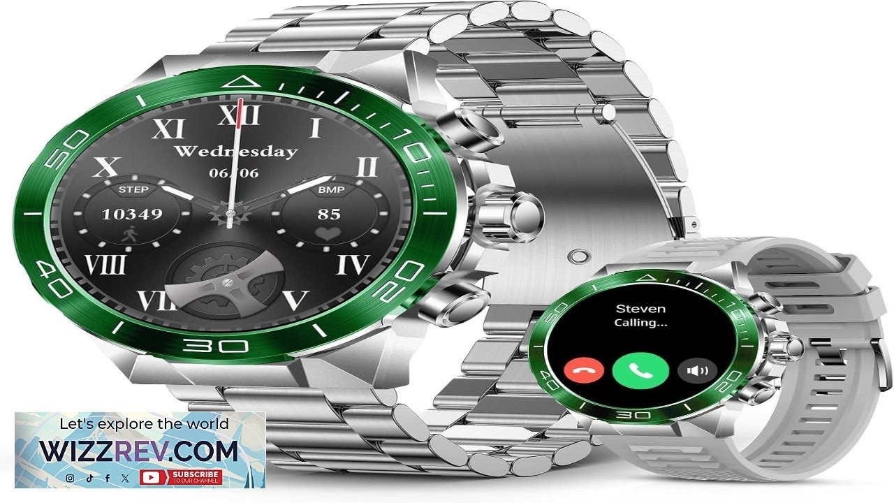 SOUYIE Military Rugged Smart Watch for Men AMOLED 1.43