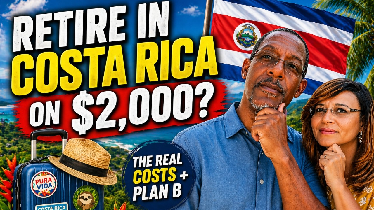Can You Retire in Costa Rica on $2,000 a Month? (Real Cost Breakdown + Plan B?)