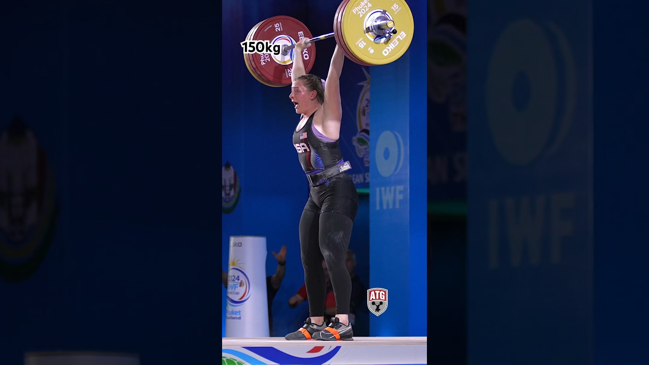 Olivia Reeves (71kg 🇺🇸) 150kg / 330lbs C&J 2024 World Cup #weightlifting #cleanandjerk
