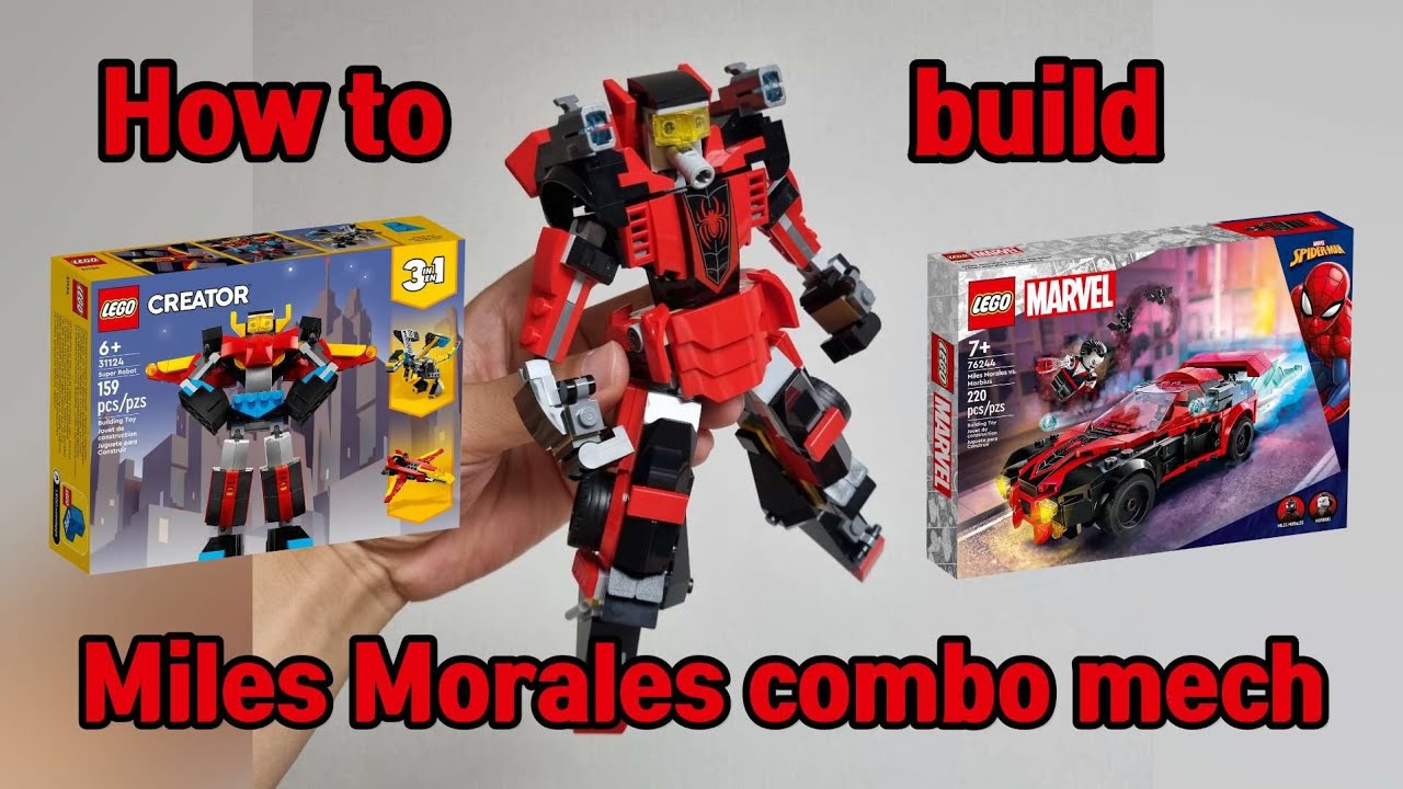 Lego Miles Morales mech | Alternative build of 76244 Spider-Man set