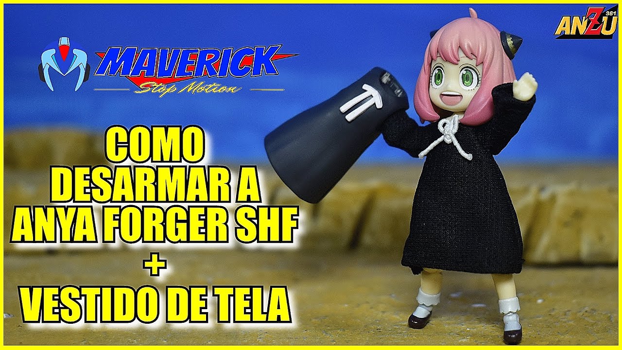 ANYA CON VESTIDO DE TELA 😲 | COMO DESARMAR LA SHF DE ANYA FORGER | TUTORIAL EN ESPAÑOL