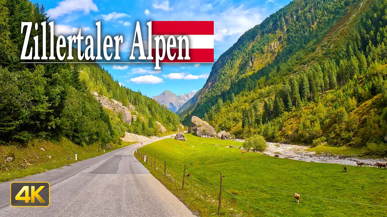 Zillertaler Alpen, Austria 🇦🇹 Driving down the Schlegeis Alpenstraße to Zell am Ziller