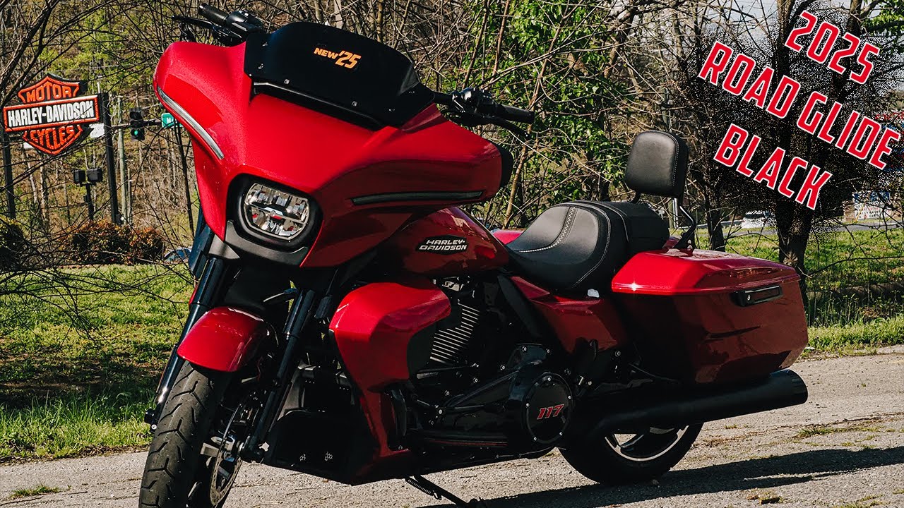2025 Harley-Davidson Street Glide Black | Brilliant Red Walkaround & Feature Overview