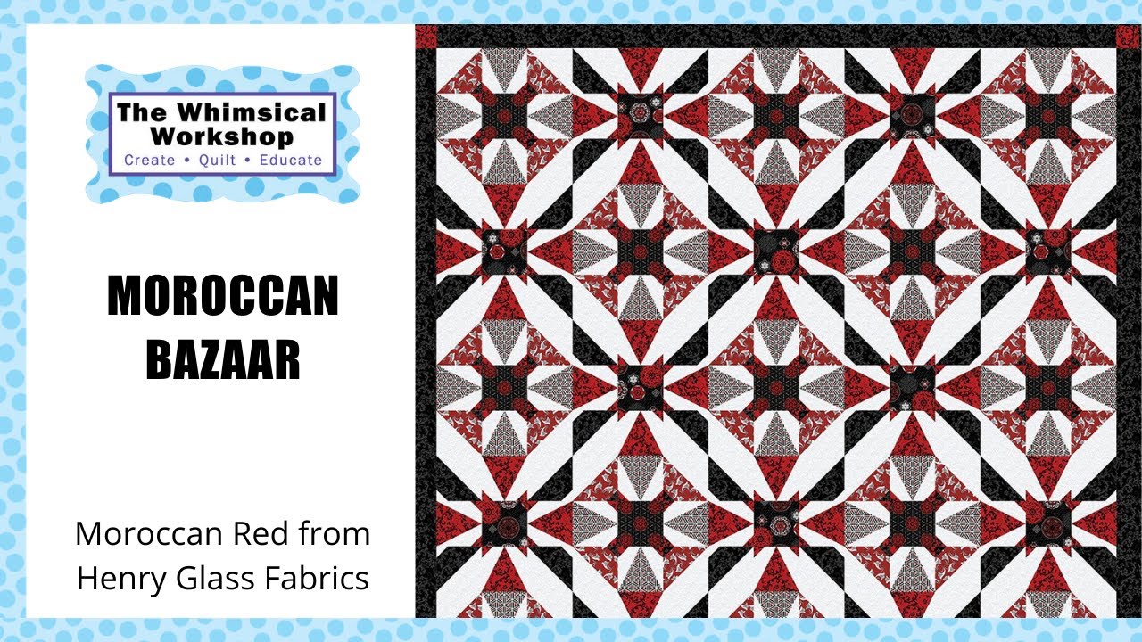 How to make these stunning blocks from the 2 peaks in 1 ruler | Moroccan Bazaar