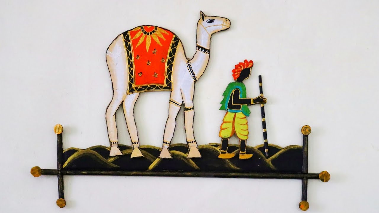 Best Reuse of Cardboard | Unique Wall hanging using Cardboard | Creative Craft By Punekar Sneha