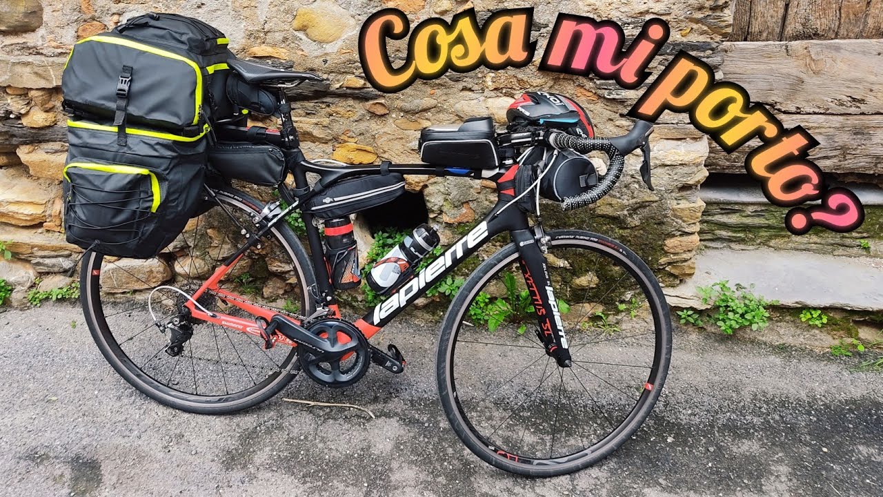 VIAGGIARE IN BICI - CHE COSA PORTARE - checklist per cicloturismo