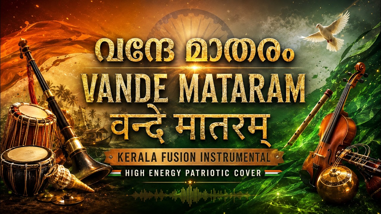 Vande Mataram | Kerala Fusion Instrumental Cover 🇮🇳 | High Energy Indian Instrumental | Full Version