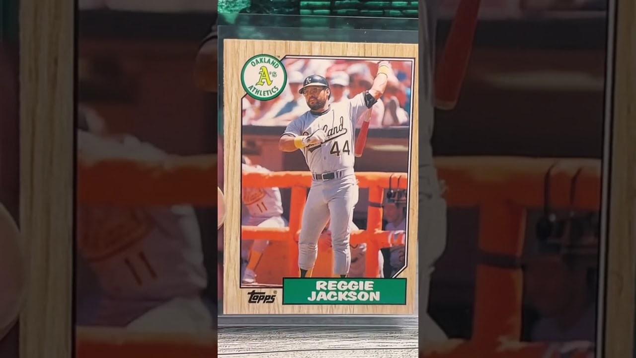 Reggie Jackson 1987 Topps Traded 