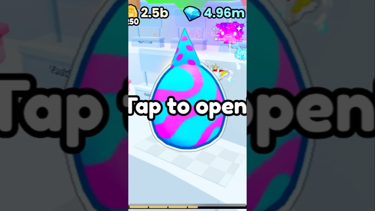 I spent all my gems on hype eggs in pets go for this 