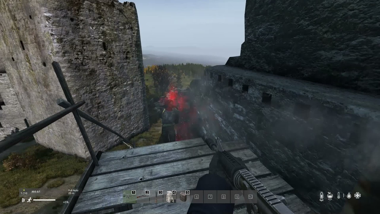 THE M4 IS UNSTOPPABLE! (1V4 SQUAD WIPE ON DAYZED.GG)