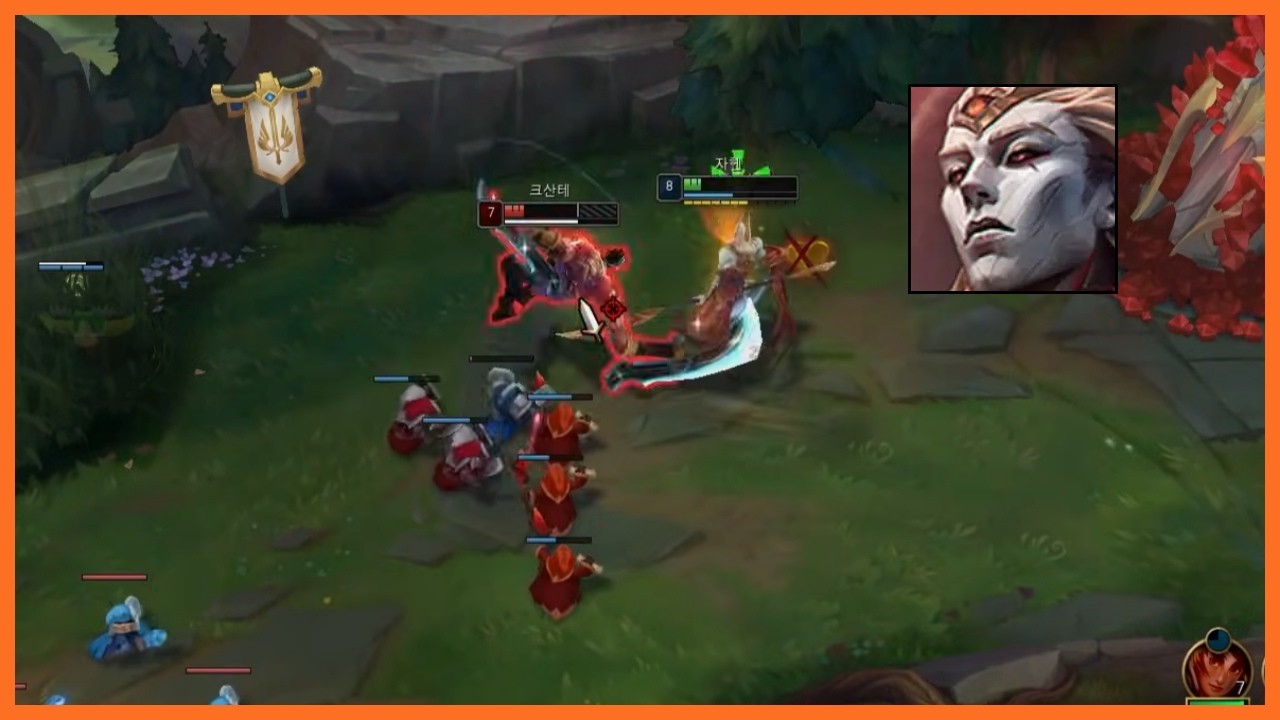 자헨으로 크산테 이기는법: 1.단 q를 다 피해야함