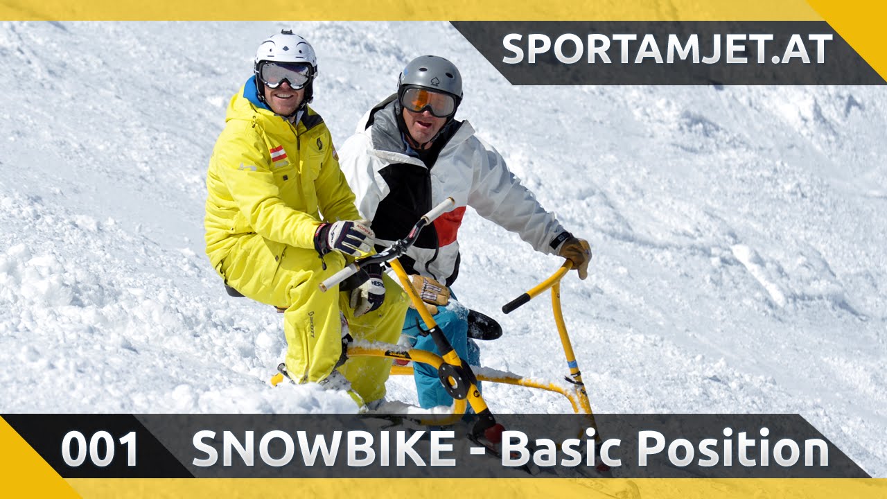 Skischule - Flachau - Snowbike - Basic Position - Sport am Jet