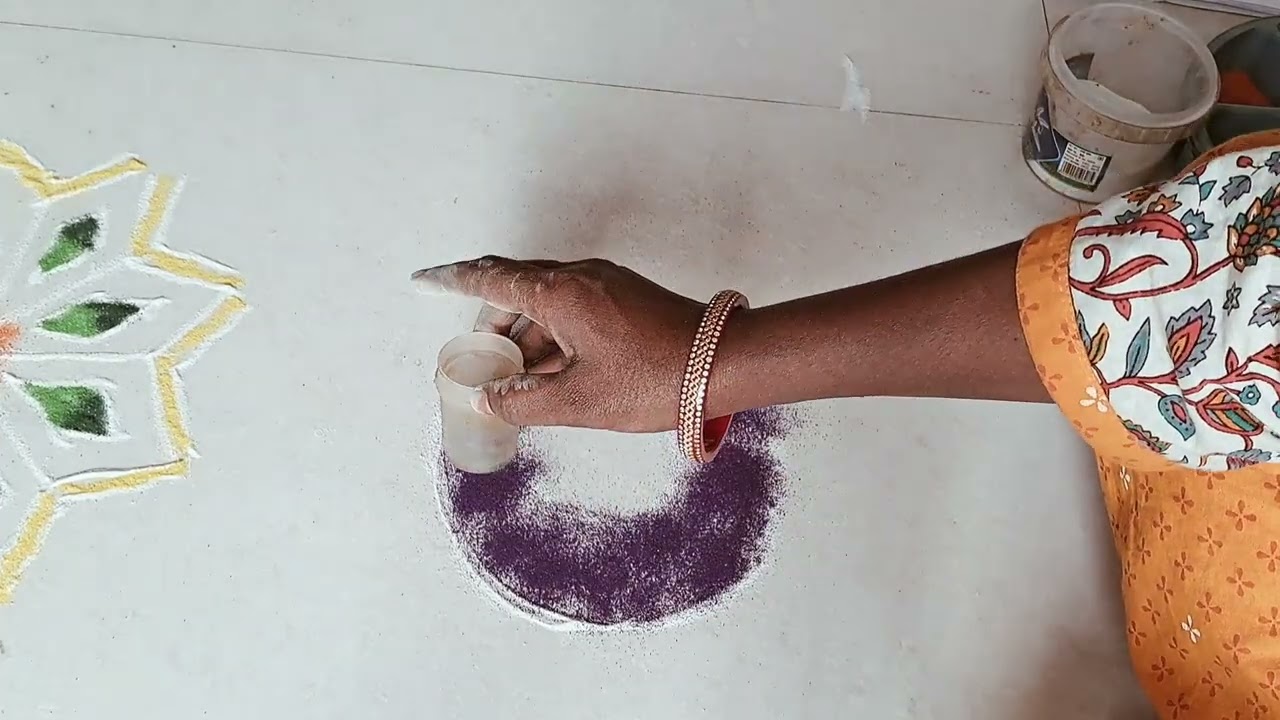 दररोज साठी रांगोळी#साध्या सोप्या रांगोळी#daily rangoli