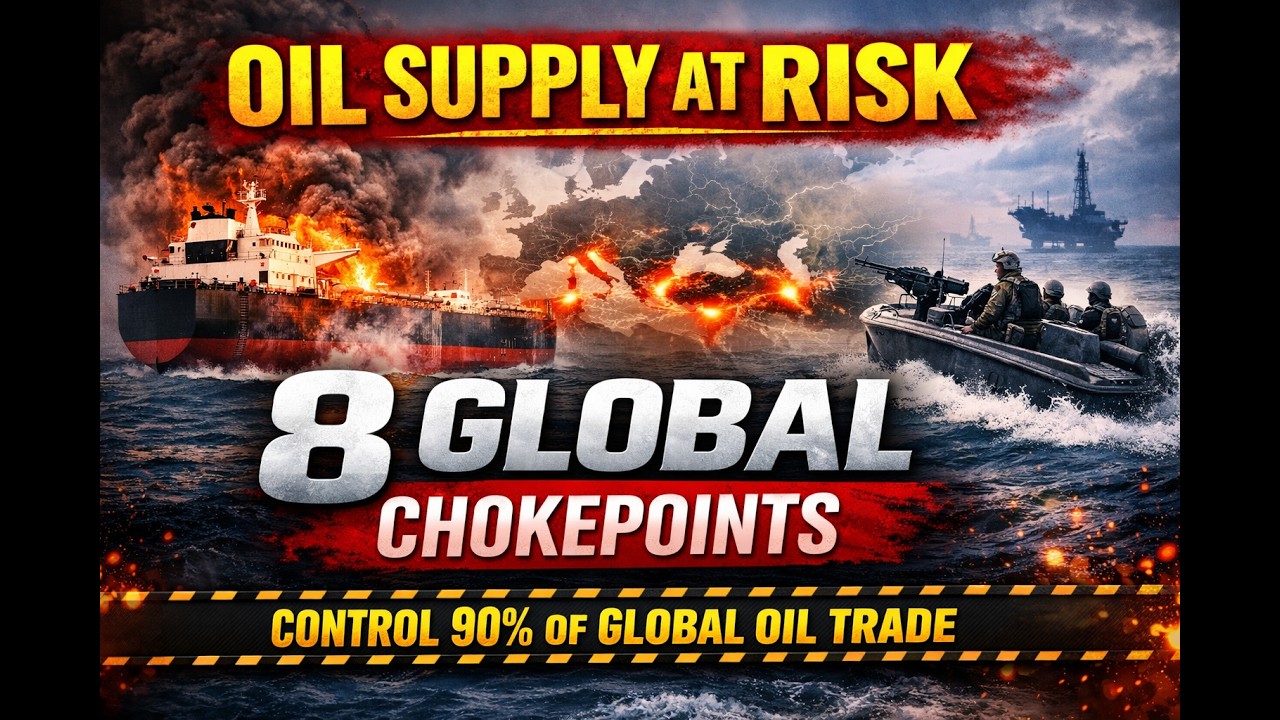 Hormuz Crisis :  8 Narrow Sea Passages That Control 90% of Global Oil Trade