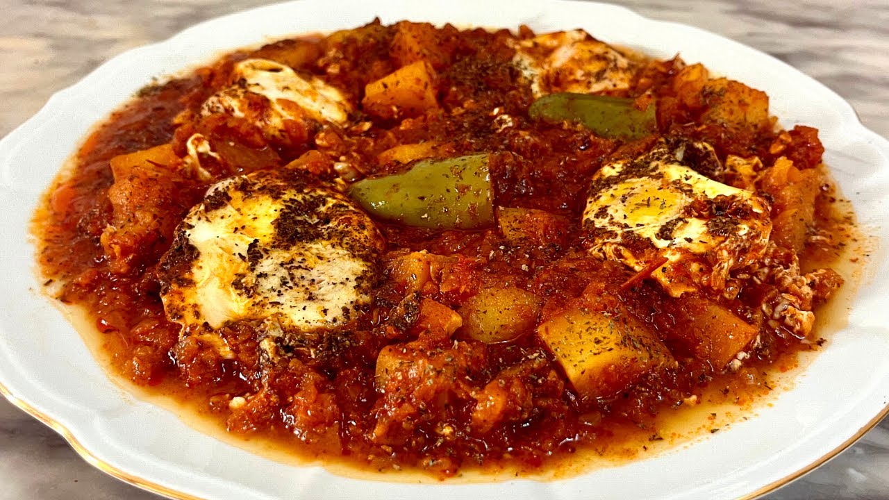 Recette Chakchouka Tunisienne _وصفة شكشوكة تونسية مع كل أسرارها