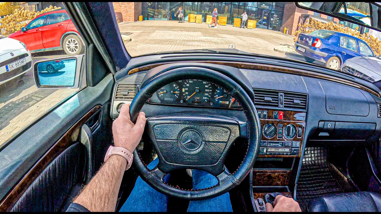 1994 Mercedes-Benz C | 180 1.8 122 HP | POV Test Drive