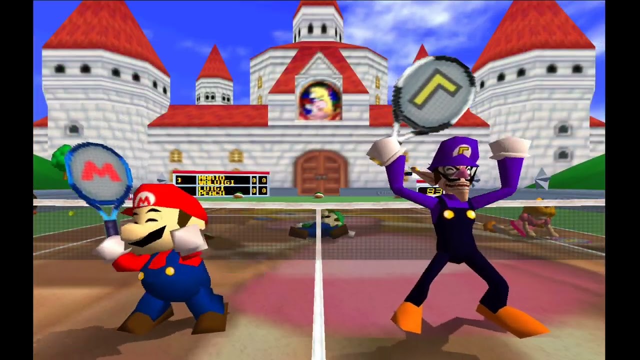 Mario tennis 64 2v2 waluigi & DK
