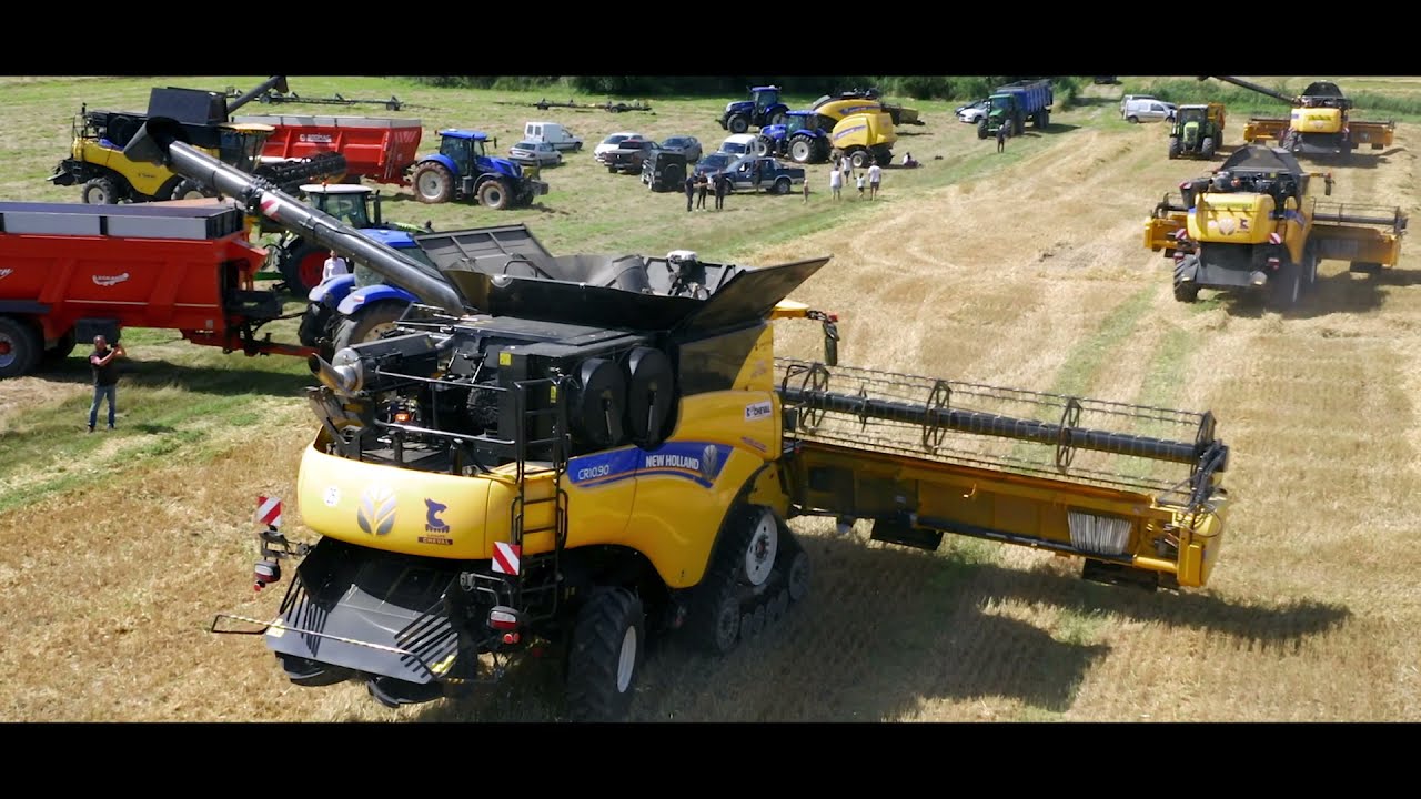 🇫🇷 XXL MOISSON DE BLÉ 2021 😱 38m de coupe | MOISSON FULL NEW HOLLAND x4 | DEMO TOUR 2021