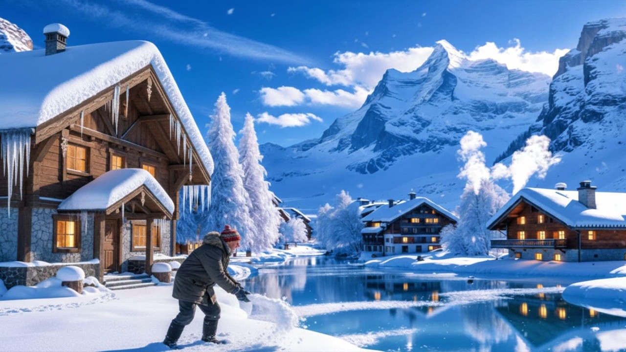 ❄️ This Swiss winter village looks like a real life fairytale