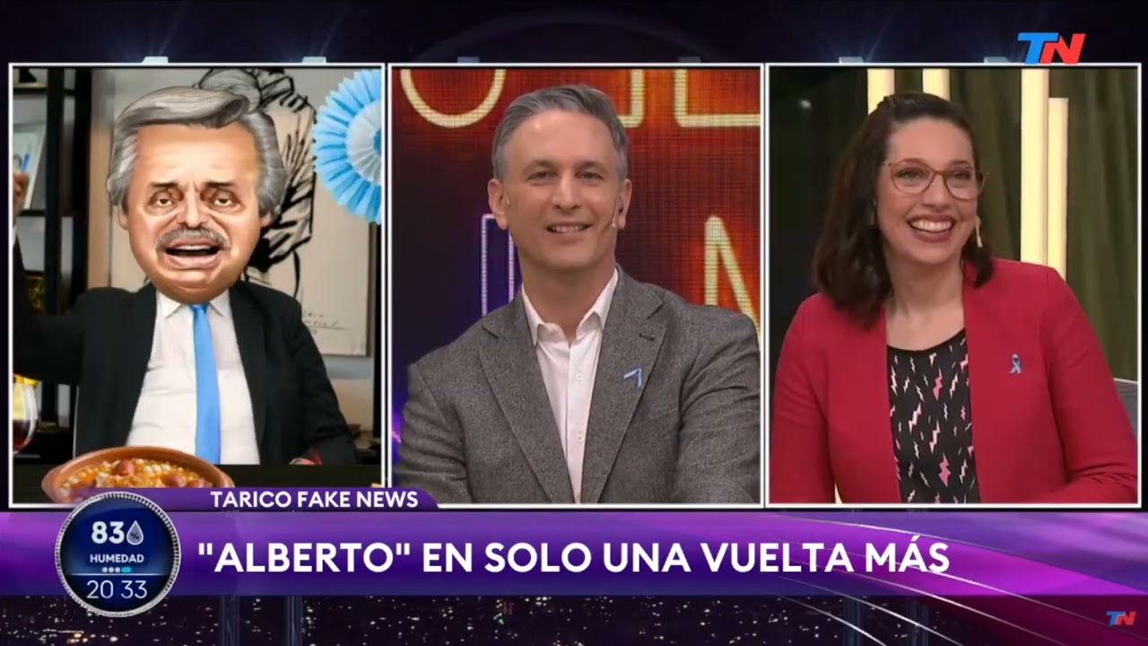 Tarico imita a Alberto Fernández - Solo una vuelta mas