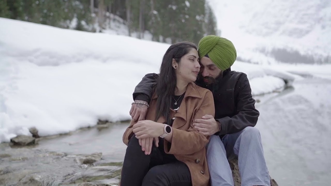 Davinder & Rajwinder | Post Wedding | Lago Di Braies | Italy | Winter